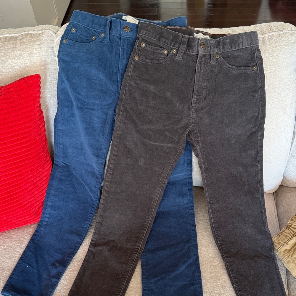 J. Crew Kids Corduroy Pants in Blue and Black